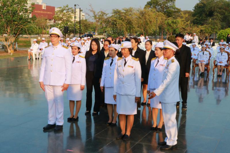 พิธีวางพวงมาลาถวายราชสักการะ วันคล้ายวันสวรรคตสมเด็จพระนเรศวรมหาราช 