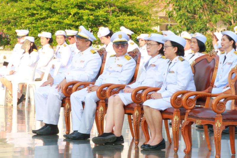 พิธีวางพวงมาลาถวายราชสักการะ วันคล้ายวันสวรรคตสมเด็จพระนเรศวรมหาราช 