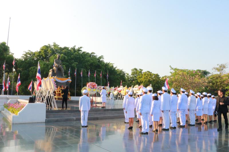 พิธีวางพวงมาลาถวายราชสักการะ วันคล้ายวันสวรรคตสมเด็จพระนเรศวรมหาราช 