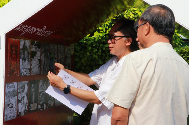 นิทรรศการผลงานวิจัย เรื่อง การออกแบบข้อมูลเชิงภาพ แอนิเมชันและโมชันคอมมิค เรื่องประวัติและตำนานพระพุทธชินราช พระพุทธชินสีห์ พระศรีศาสดาแห่งเมืองสองแคว