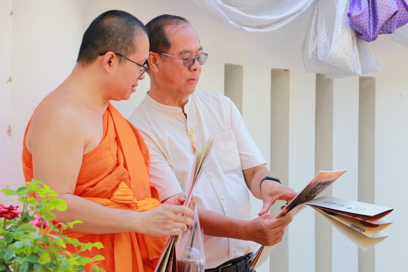 นิทรรศการผลงานวิจัย เรื่อง การออกแบบข้อมูลเชิงภาพ แอนิเมชันและโมชันคอมมิค เรื่องประวัติและตำนานพระพุทธชินราช พระพุทธชินสีห์ พระศรีศาสดาแห่งเมืองสองแคว