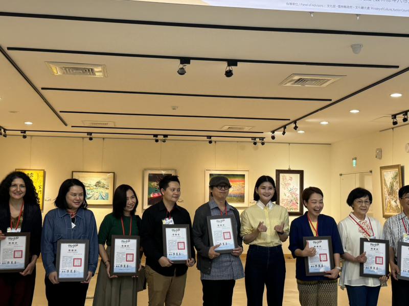 คณาจารย์ร่วมแสดงผลงานศิลปะ Conferences : Asian International Art Exchange Exhibition 2025 The joy of Yunlin and Taishan Taiwan