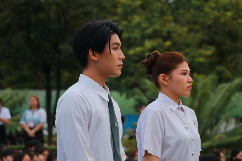 พิธีบวงสรวงดวงพระวิญญาณสมเด็จพระนเรศวรมหาราช ในโครงการ ปฐมนิเทศนิสิตใหม่ Beginning Camp ครั้งที่ 24