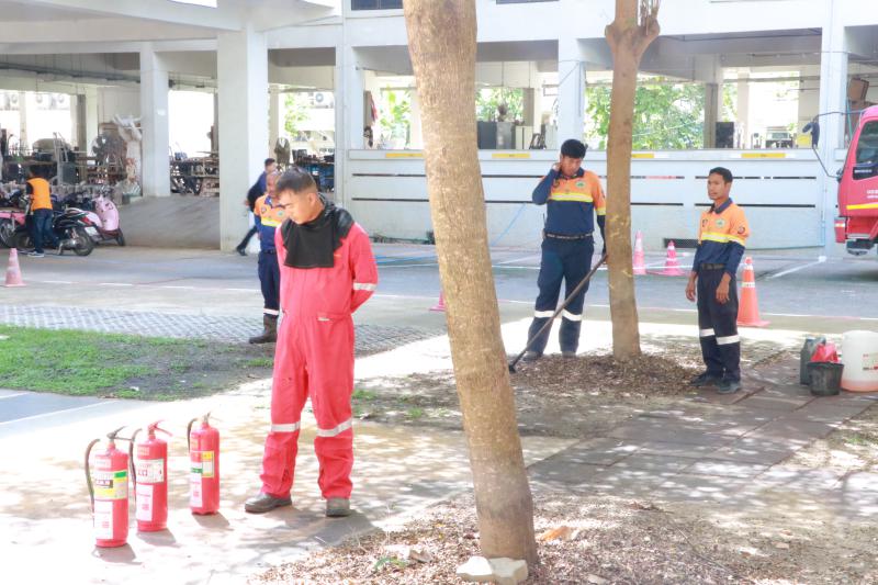 โครงการฝึกอบรมป้องกันอัคคีภัยและฝึกซ้อมดับเพลิง ประจำปีการศึกษา 2568