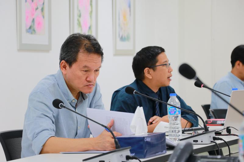 ผู้บริหารประชุมวางแผน การจัดเตรียมผลลัพธ์ หมวด 7 ตามเกณฑ์ EdPEx  เพื่อเตรียมจัดประเมินประกันคุณภาพการศึกษา (ระดับคณะ)