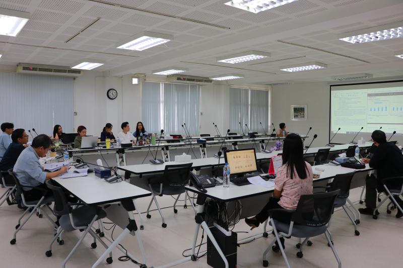 ผู้บริหารประชุมวางแผน การจัดเตรียมผลลัพธ์ หมวด 7 ตามเกณฑ์ EdPEx  เพื่อเตรียมจัดประเมินประกันคุณภาพการศึกษา (ระดับคณะ)
