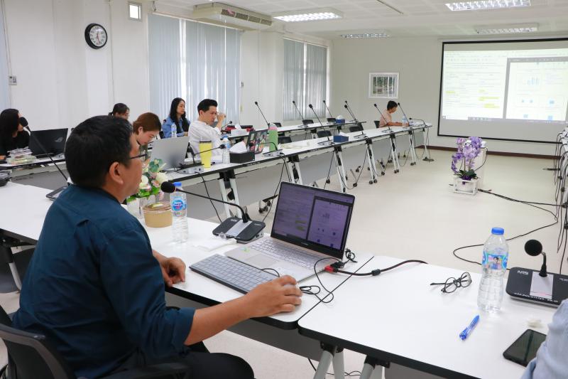 ผู้บริหารประชุมวางแผน การจัดเตรียมผลลัพธ์ หมวด 7 ตามเกณฑ์ EdPEx  เพื่อเตรียมจัดประเมินประกันคุณภาพการศึกษา (ระดับคณะ)