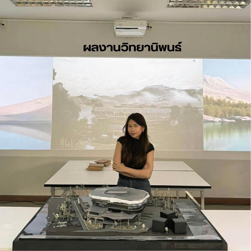 นางสาวชิดชนก พัดดำ คว้ารางวัลชมเชย : ระดับภูมิภาค ภาคเหนือ การประกวด Toy Arch Thailand 2025 การประกวดวิทยานิพนธ์ทางสถาปัตยกรรมศาสตร์ดีเด่นแห่งปี ประจำปี 2568
