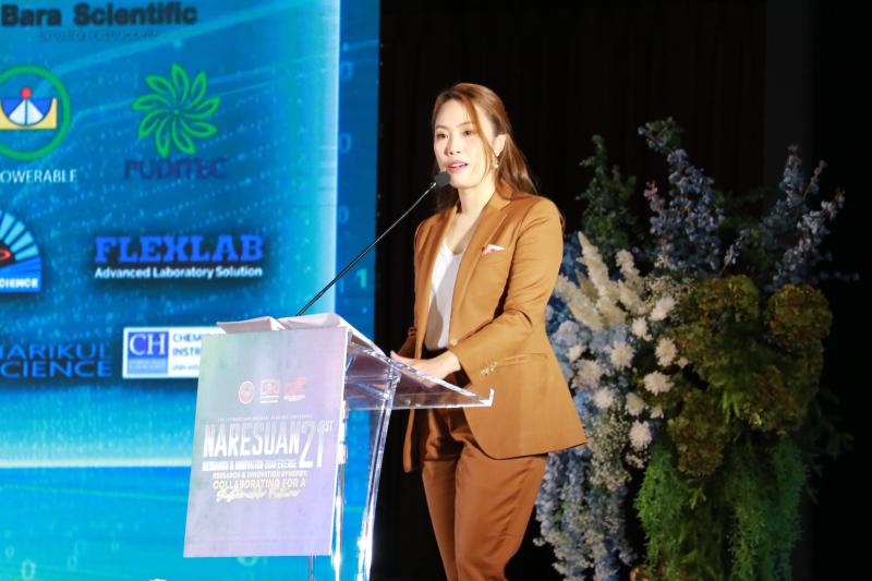 พิธีเปิดและนำเสนอผลงานวิจัย ในงาน การประชุมวิชาการระดับชาติ นเรศวรวิจัยและนวัตกรรม ครั้งที่ 21 “Research &amp; Innovation Synergy: Collaborating for a Sustainable Future”