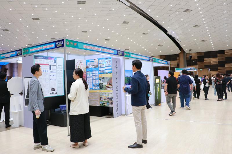 พิธีเปิดและนำเสนอผลงานวิจัย ในงาน การประชุมวิชาการระดับชาติ นเรศวรวิจัยและนวัตกรรม ครั้งที่ 21 “Research &amp; Innovation Synergy: Collaborating for a Sustainable Future”