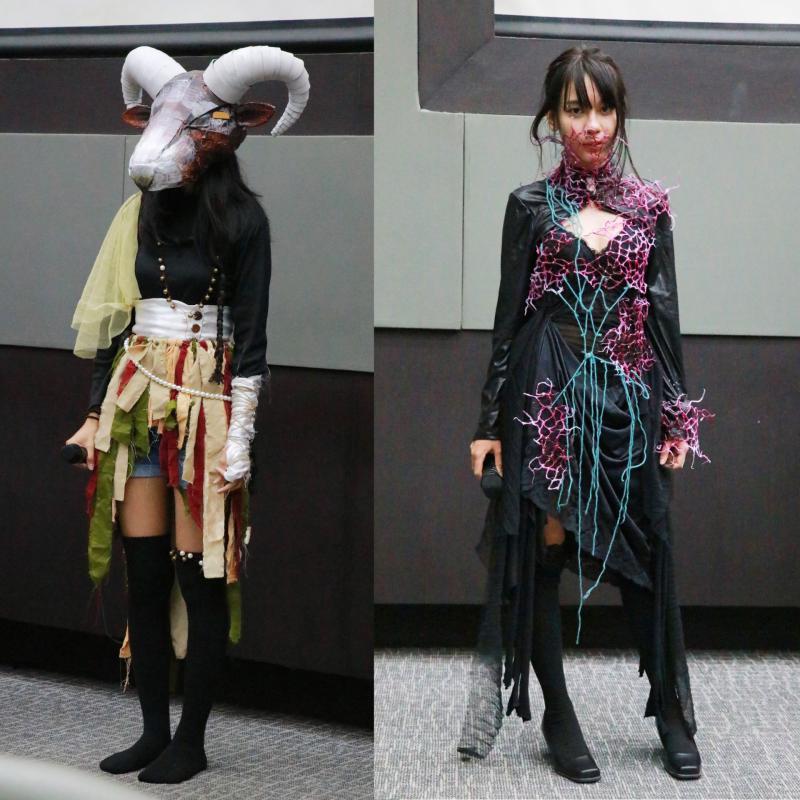 ผลงานสร้างสรรค์  Compose Fashion ของนิสิตสาขาทัศนศิลป์ ปี2