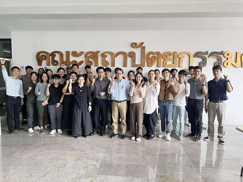 คณะสถาปัตยกรรมศาสตร์ ศิลปะและการออกแบบ ม.นเรศวร ให้การต้อนรับ คณาจารย์และนิสิตระดับบัณฑิตศึกษา คณะสถาปัตยกรรมศาสตร์ มหาวิทยาลัยขอนแก่น เพื่อจัดกิจกรรมการสัมมนาด้านการจัดการเรียนการสอน