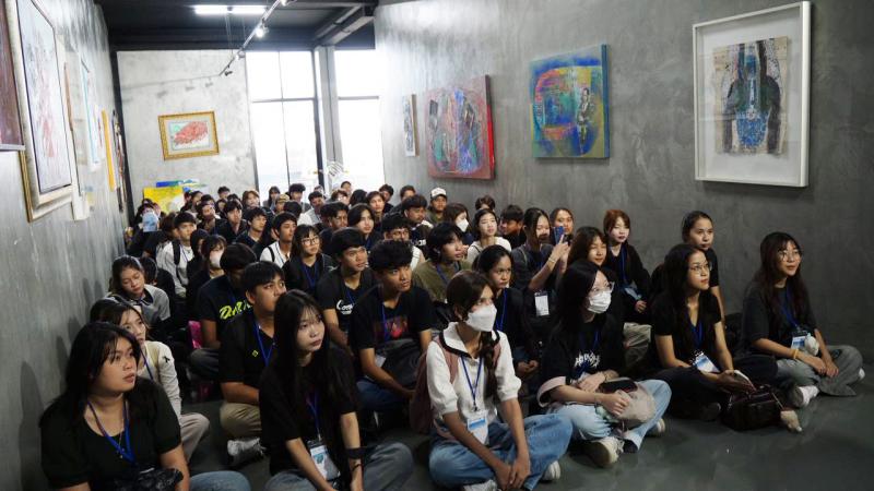 นิสิตสาขาวิชาทัศนศิลป์ เข้าร่วมโครงการแข่งขัน “ดาวเด่นบัวหลวง 101” ประจำปี 2568  