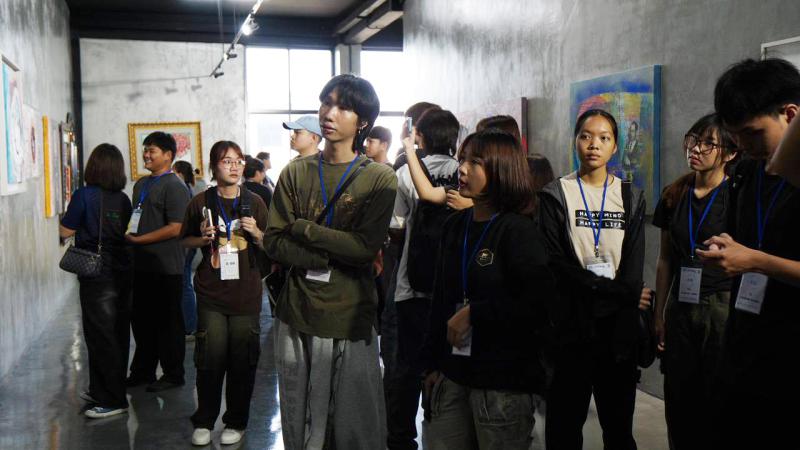 นิสิตสาขาวิชาทัศนศิลป์ เข้าร่วมโครงการแข่งขัน “ดาวเด่นบัวหลวง 101” ประจำปี 2568  