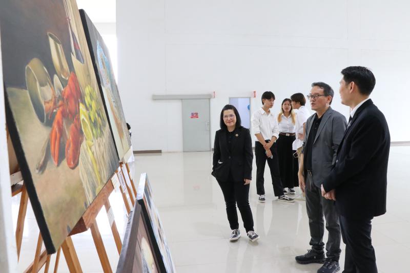 คณาจารย์และนิสิตคณะสถาปัตย์ ม.นเรศวร ร่วมแสดงผลงาน ในการประชุมสามัญที่ประชุมอธิการบดีแห่งประเทศไทยและสมาคมที่ประชุมอธิการบดีแห่งประเทศไทย ครั้งที่ 5/2568