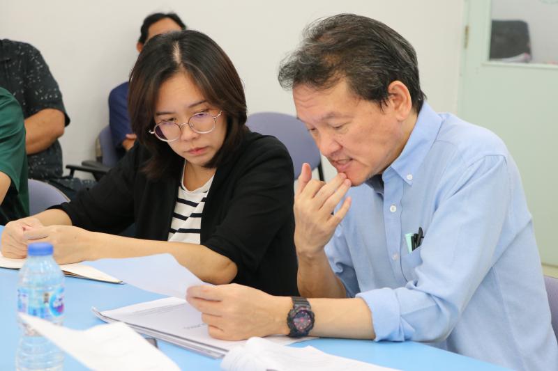 รศ.สุทัศน์ เยี่ยมวัฒนา คณบดีคณะสถาปัตยกรรมศาสตร์ ประชุมหารือโครงการปรับปรุงกลุ่มอาคารคณะเกษตรศาสตร์ฯ
