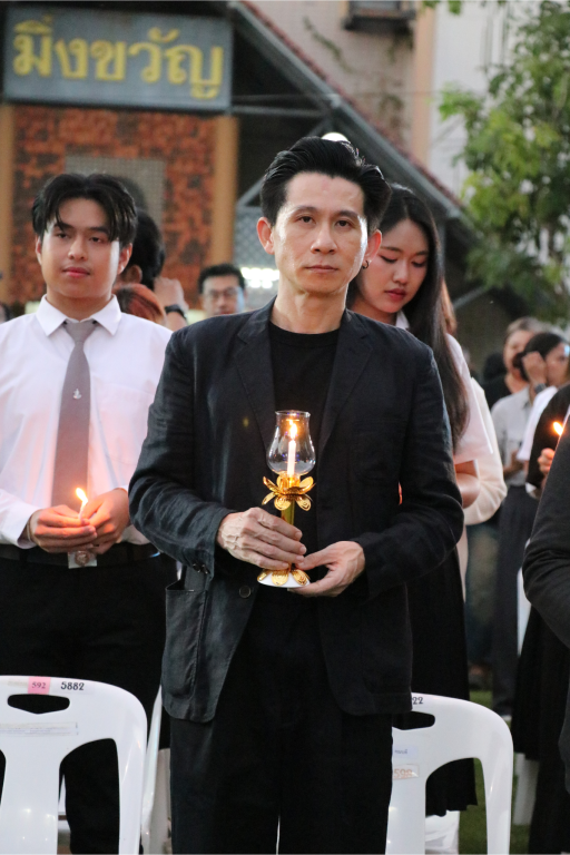ดร.เสกสรรค์ ญาณปัญญานนท์ รองคณบดี เข้าร่วมงานดนตรีในสวน H.M. Song อว.บรรเลง เพลงของพ่อ 