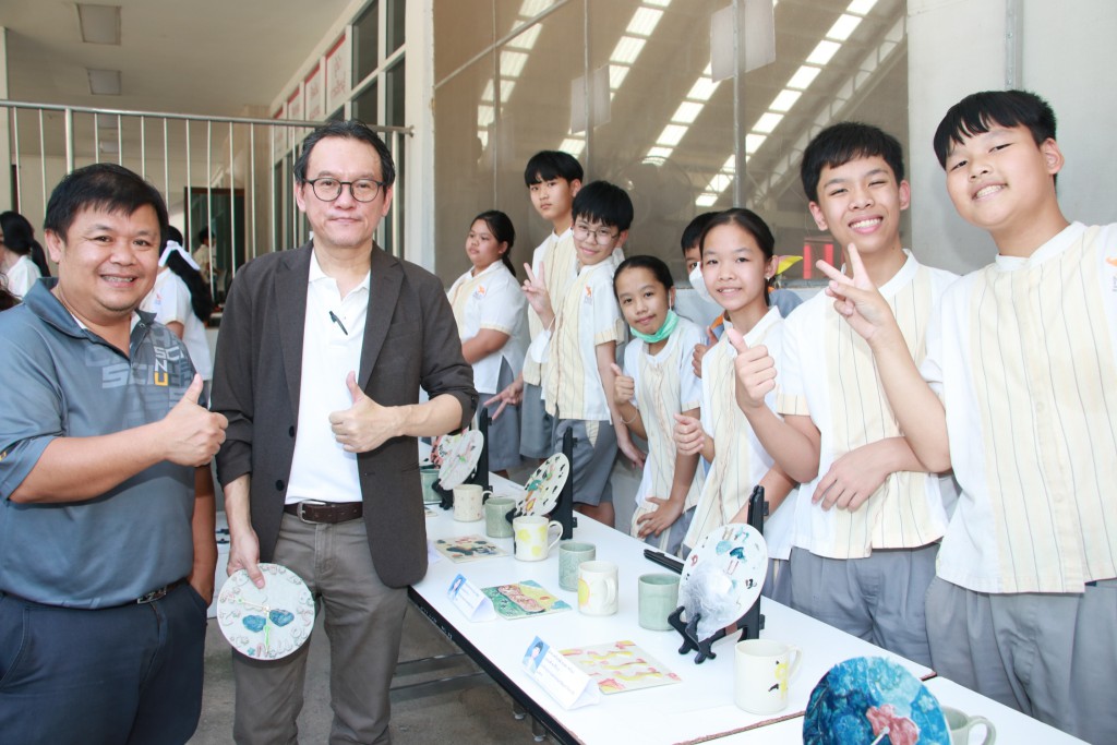 ผลงานสร้างสรรค์ผ่านเทคนิคการปั้นเซรามิก “ปันดินอวดดี Junior ครั้งที่4.2” 
