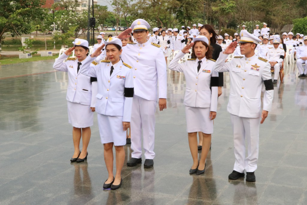 ผู้บริหาร บุคลากร เข้าร่วมพิธีวันคล้ายวันสวรรคตสมเด็จพระนเรศวรมหาราช เพื่อน้อมรำลึกถึงพระมหากรุณาธิคุณ