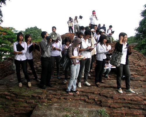 ทัศนศึกษาวัดและโบราณสถาน