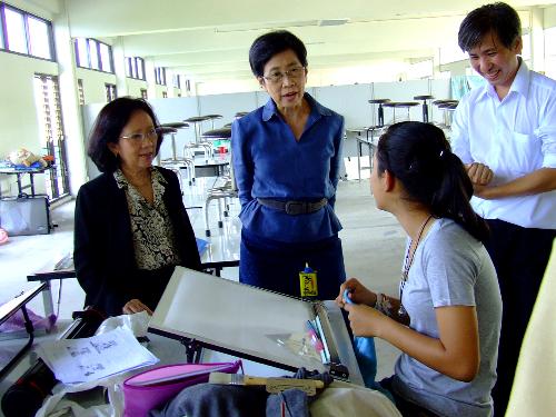 สภาสถาปนิกตรวจเยี่ยมคณะฯ