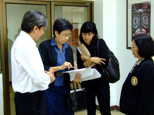สภาสถาปนิกตรวจเยี่ยมคณะฯ