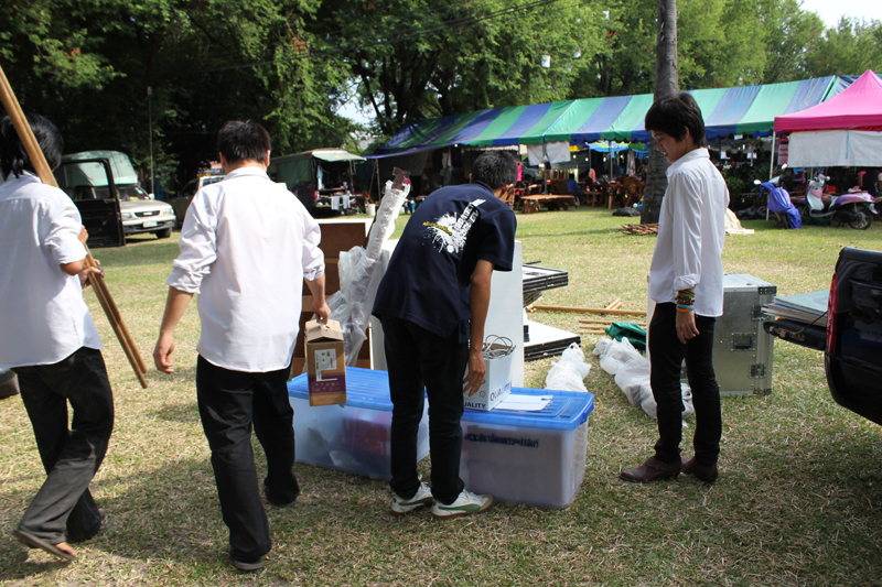 ร่วมจัดนิทรรศการงานประเพณีลอยกระทง เผ่าเทียน เล่นไฟ จ.สุโขทัย