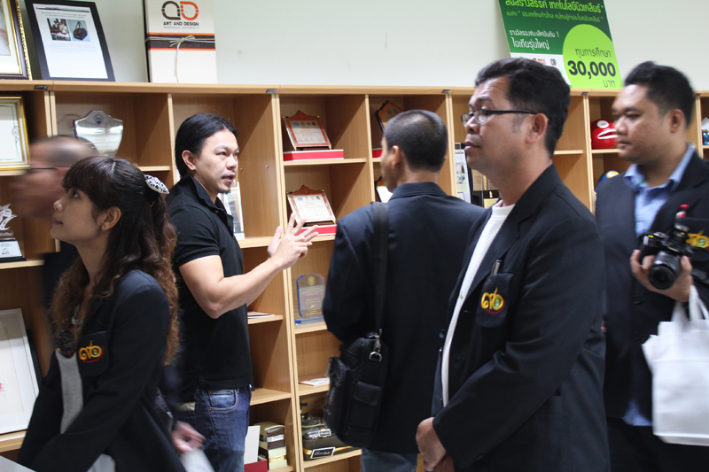 ม.ราชภัฎสงขลา ดูงานภาควิชาศิลปะและการออกแบบ