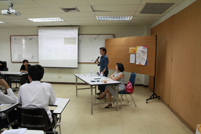 ปัจฉิมนิเทศภาควิชาสถาปัตยกรรม ประจำปีการศึกษา 2553