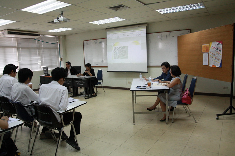 ปัจฉิมนิเทศภาควิชาสถาปัตยกรรม ประจำปีการศึกษา 2553