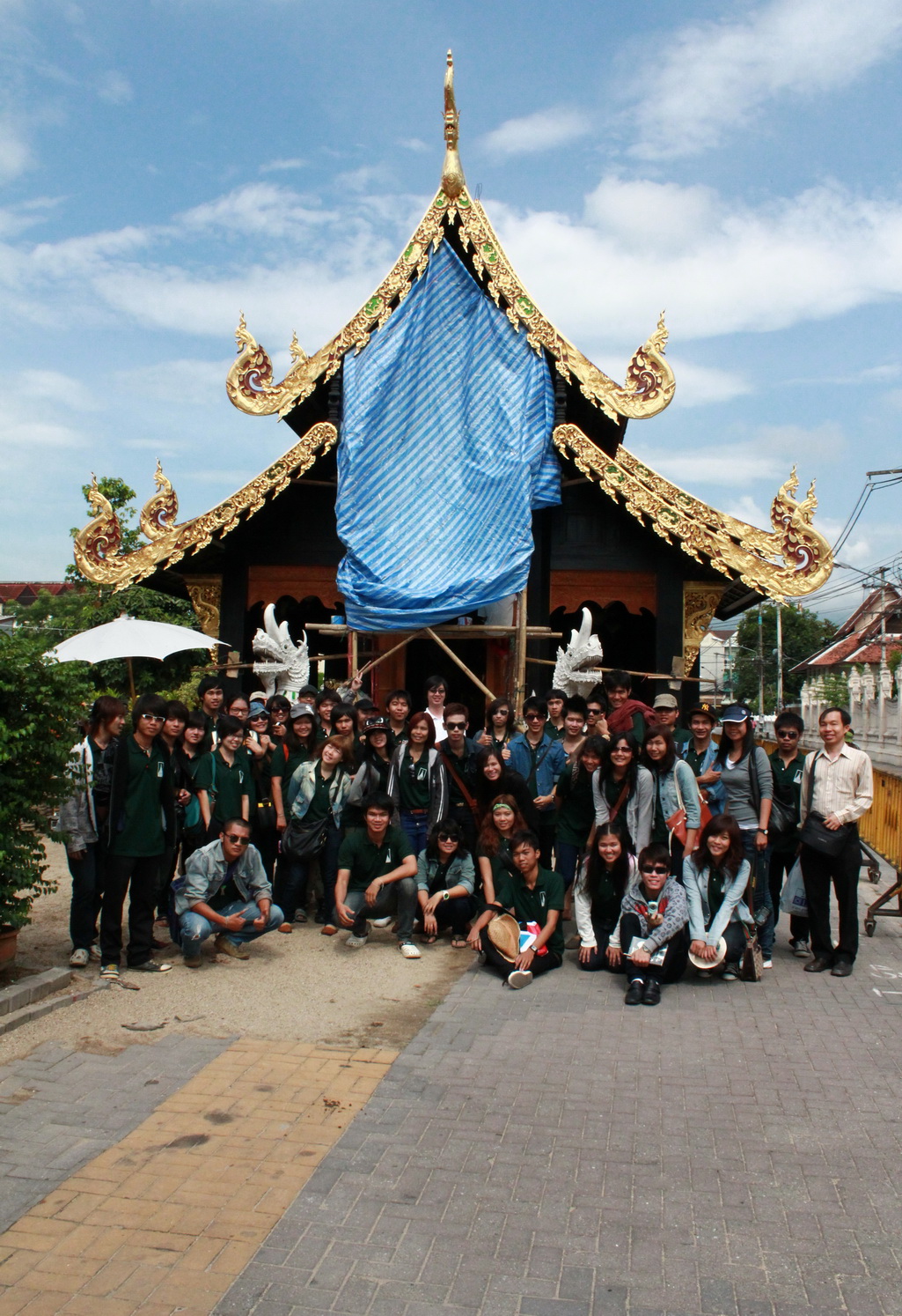 โครงการทัศนศึกษา ณ จังหวัดเชียงใหม่ ระหว่างวันที่ 9-10 กรกฎาคม 2554 รายวิชาการออกแบบอาคารขนาดเล็ก 701212