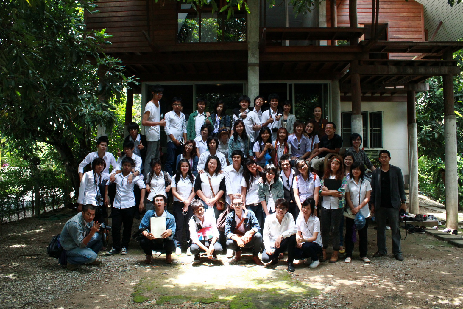 โครงการทัศนศึกษา ณ จังหวัดเชียงใหม่ ระหว่างวันที่ 9-10 กรกฎาคม 2554 รายวิชาการออกแบบอาคารขนาดเล็ก 701212