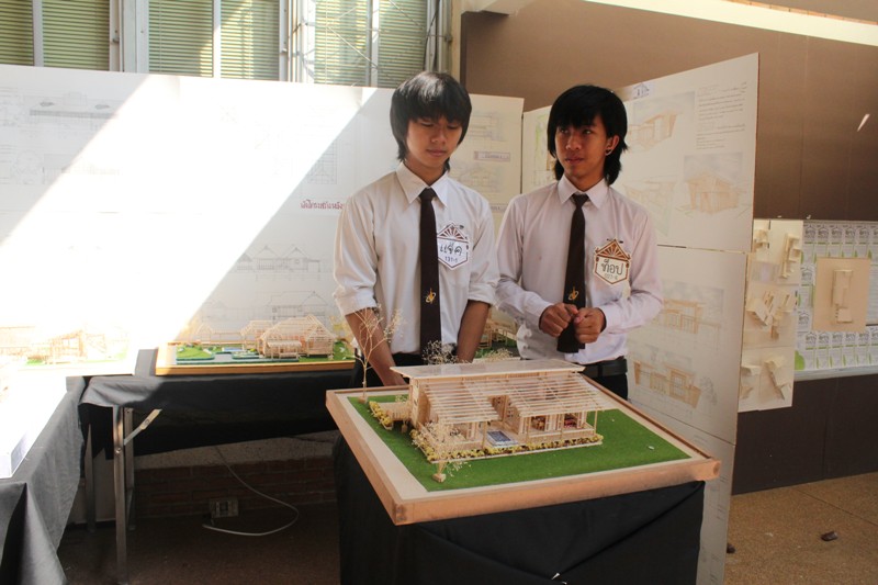เข้าร่วมกิจกรรมโครงการ Open house 2011/2012  คณะสถาปัตยกรรมศาสตร์  มหาวิทยาลัยขอนแก่น