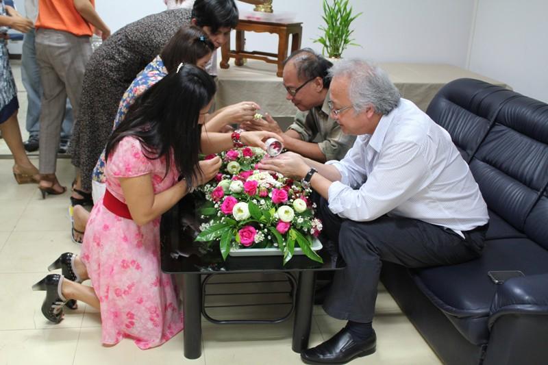 รดน้ำดำหัว ผู้บริหารและคณาจารย์ คณะสถาปัตยกรรมศาสตร์
