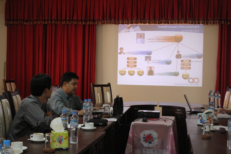 คณะสถาปัตยกรรมศาสตร์ ร่วมมือทางวิชาการ (MOU) กับมหาวิทยาลัยแห่งชาติลาว สปป.ลาว