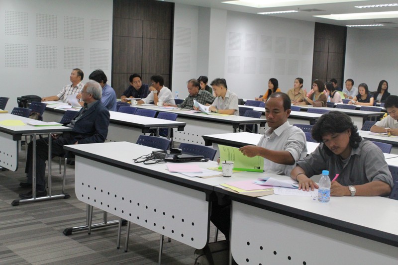 โครงการสัมมนาบุคลากรเพื่อประเมินและพัฒนาแผนการดำเนินงาน คณะสถาปัตยกรรมศาสตร์ ประจำปี 2555