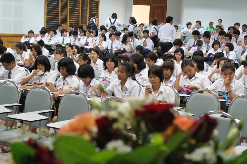 โครงการปฐมนิเทศนิสิตใหม่และพบผู้ปกครอง ประจำปีการศึกษา 2555