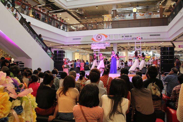 เข้าร่วมจัดนิทรรศการโครงการ NU Open House: Innovative Knowledge 