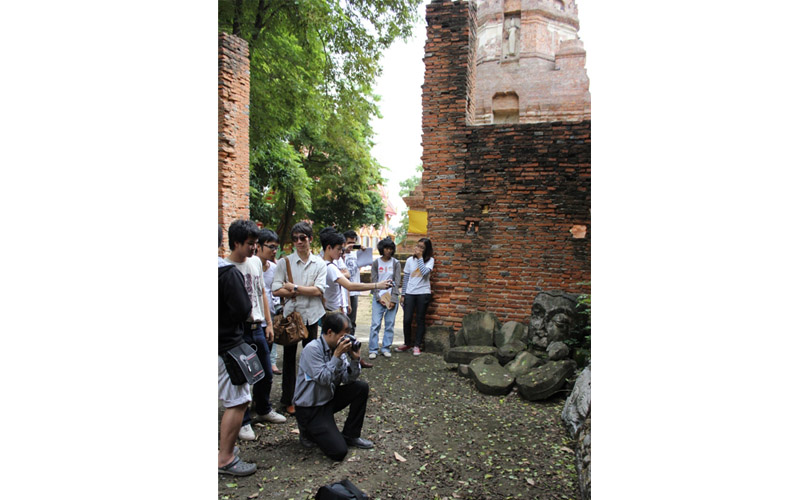 โครงการทัศนศึกษาสถาปัตยกรรม ณ จังหวัด ชัยนาท สิงห์บุรี อ่างทอง พระนครศรีอยุธยา 