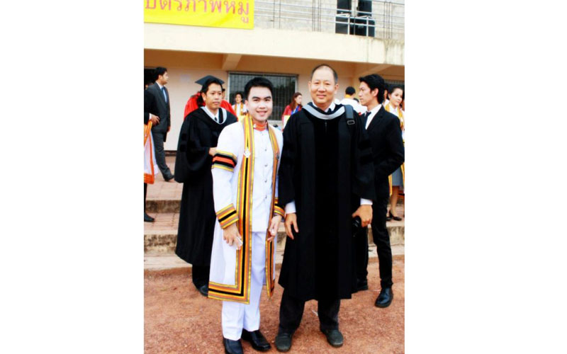 พิธีรับพระราชทานปริญญาบัตร ประจำปีการศึกษา 2554
