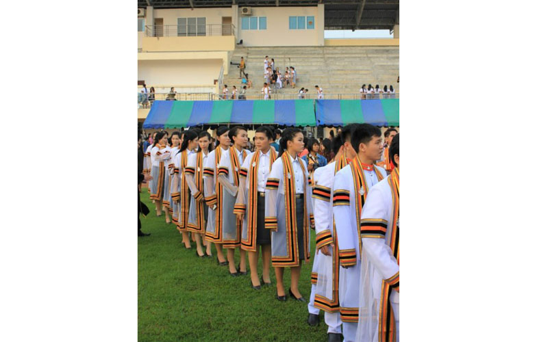 พิธีรับพระราชทานปริญญาบัตร ประจำปีการศึกษา 2554