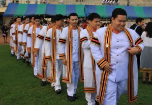 พิธีรับพระราชทานปริญญาบัตร ประจำปีการศึกษา 2554