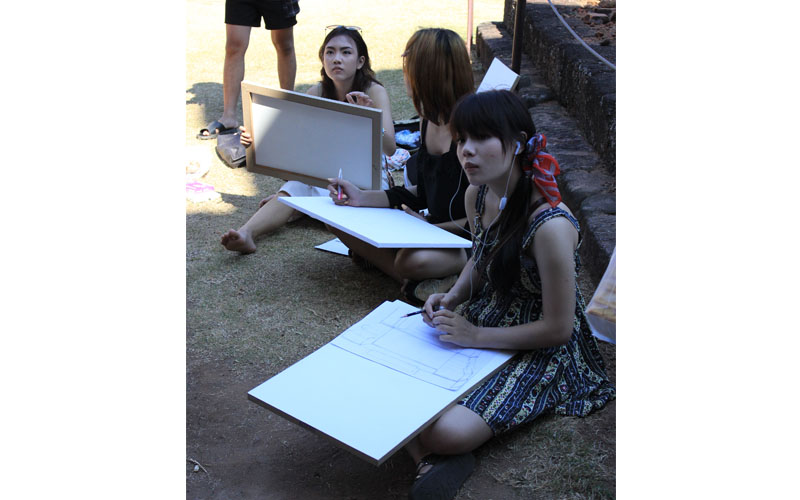 โครงการทัศนศึกษา และฝึกปฏิบัติงานนอกสถานที่ ณ ปราสาทหินถิ่นอีสานใต้