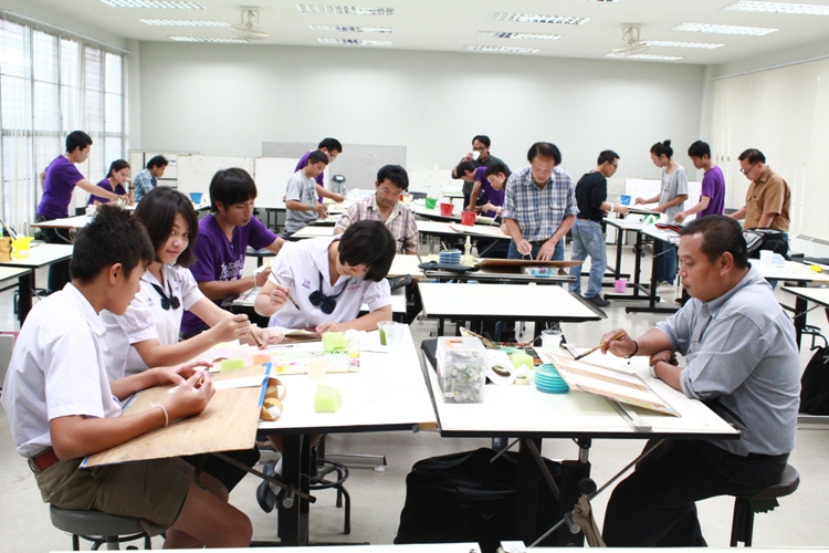 โครงการเชิงปฏิบัติการอบรมสีน้ำแก่บุคลากรทางการศึกษา