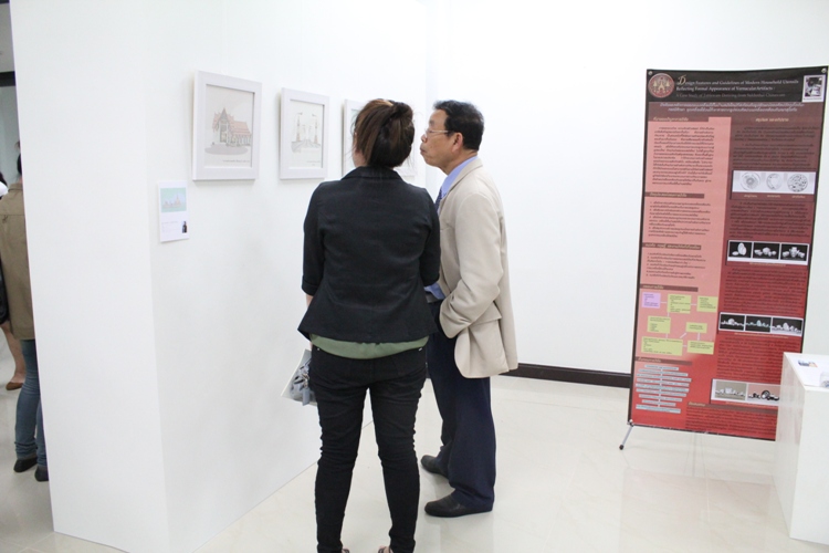 นิทรรศการแสดงผลงานของคณาจารย์ ใน THE CROSS PROJECT Lectures Exhibition