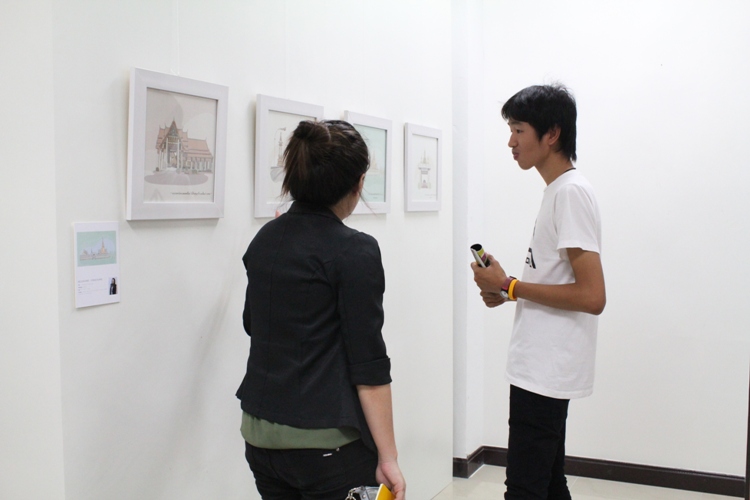 นิทรรศการแสดงผลงานของคณาจารย์ ใน THE CROSS PROJECT Lectures Exhibition