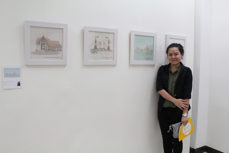 นิทรรศการแสดงผลงานของคณาจารย์ ใน THE CROSS PROJECT Lectures Exhibition