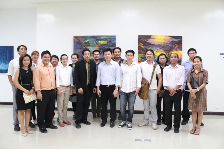 นิทรรศการแสดงผลงานของคณาจารย์ ใน THE CROSS PROJECT Lectures Exhibition