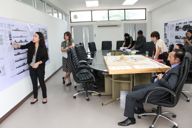 ประเมินหลักสูตรสถาปัตยกรรมศาสตรบัณฑิต 