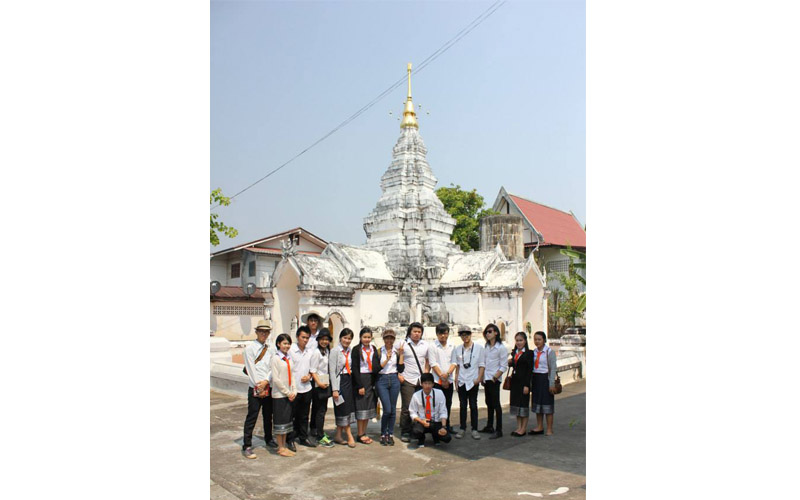 โครงการทัศนศึกษาร่วมกัน (MOU) ระหว่างคณะสถาปัตยกรรมศาสตร์ มหาวิทยาลัยแห่งชาติลาว สปป.ลาว และ คณะสถาปัตยกรรมศาสตร์ มหาวิทยาลัยนเรศวร